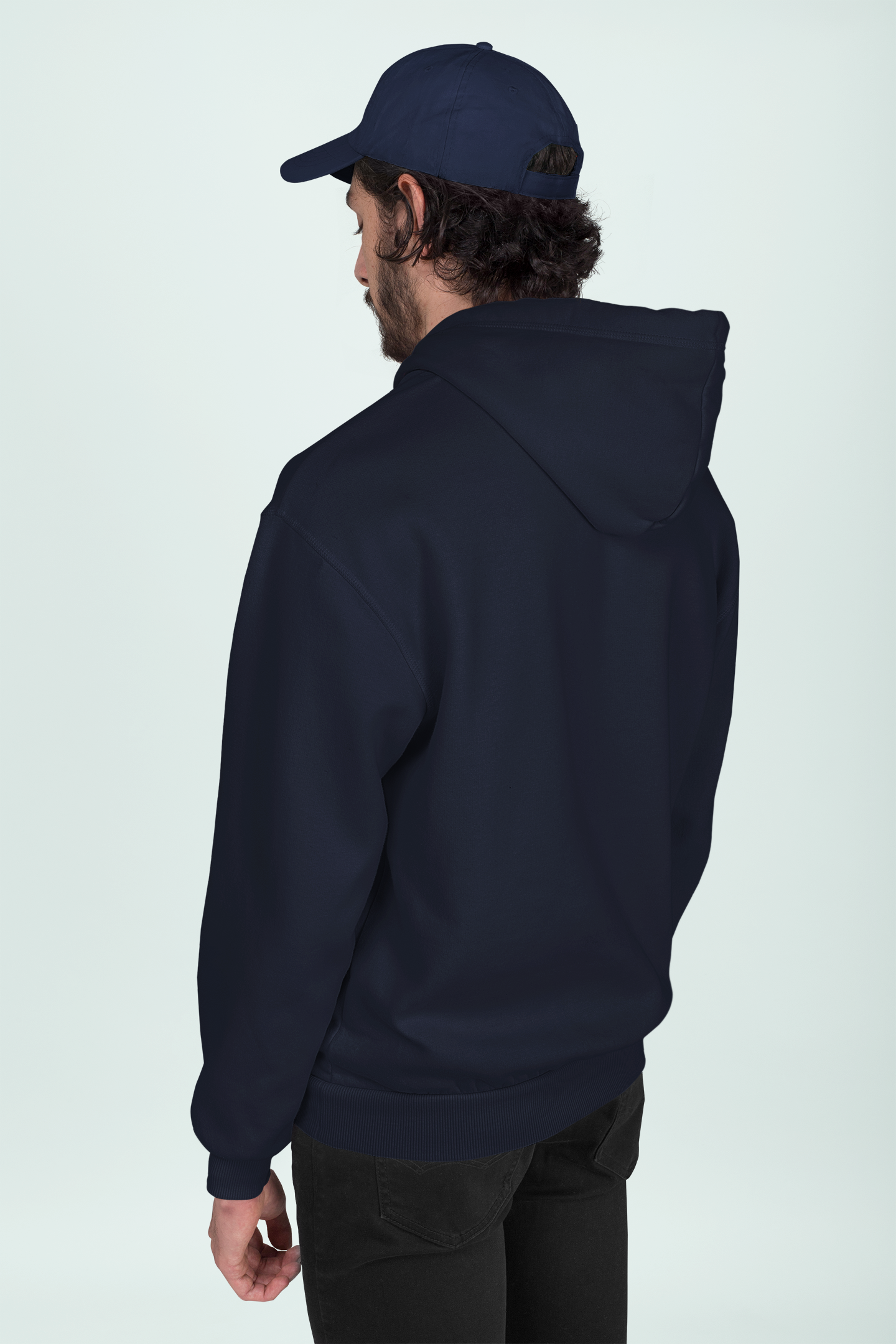 Navy Hoodie Men