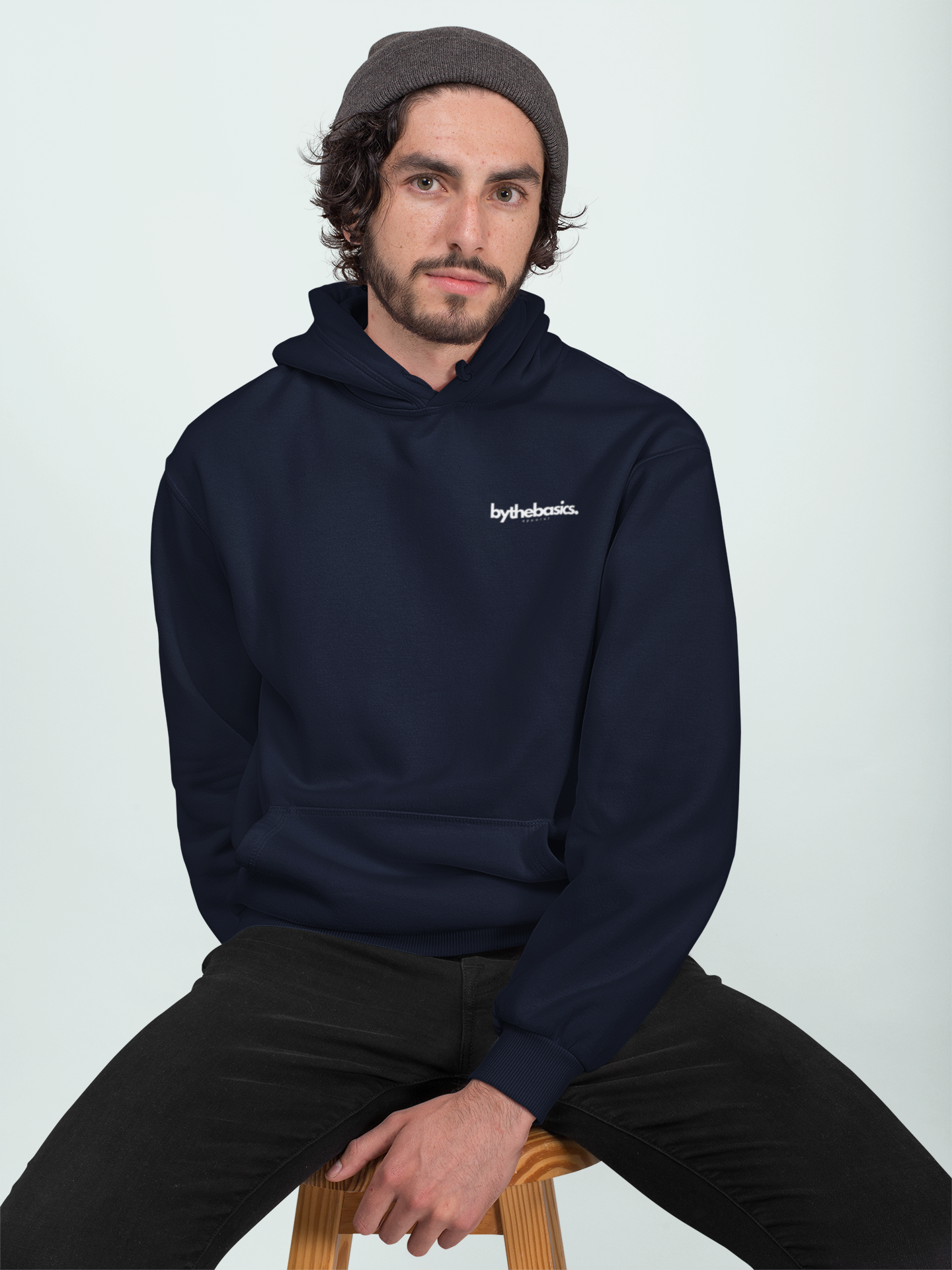 Navy Hoodie Men