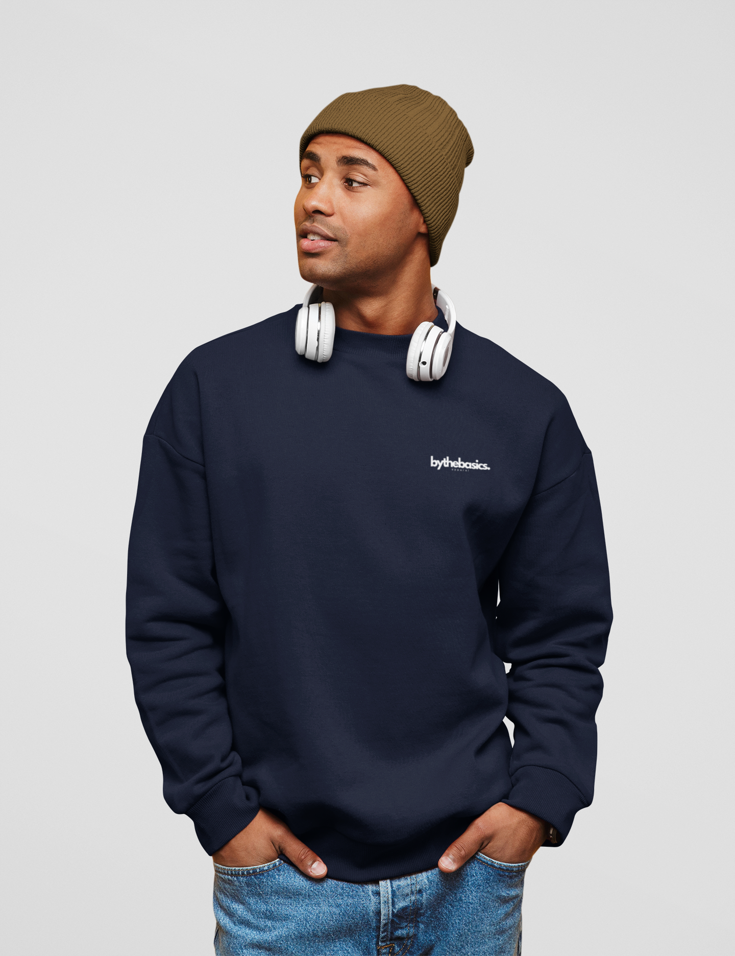 Navy Sweatshirt Men