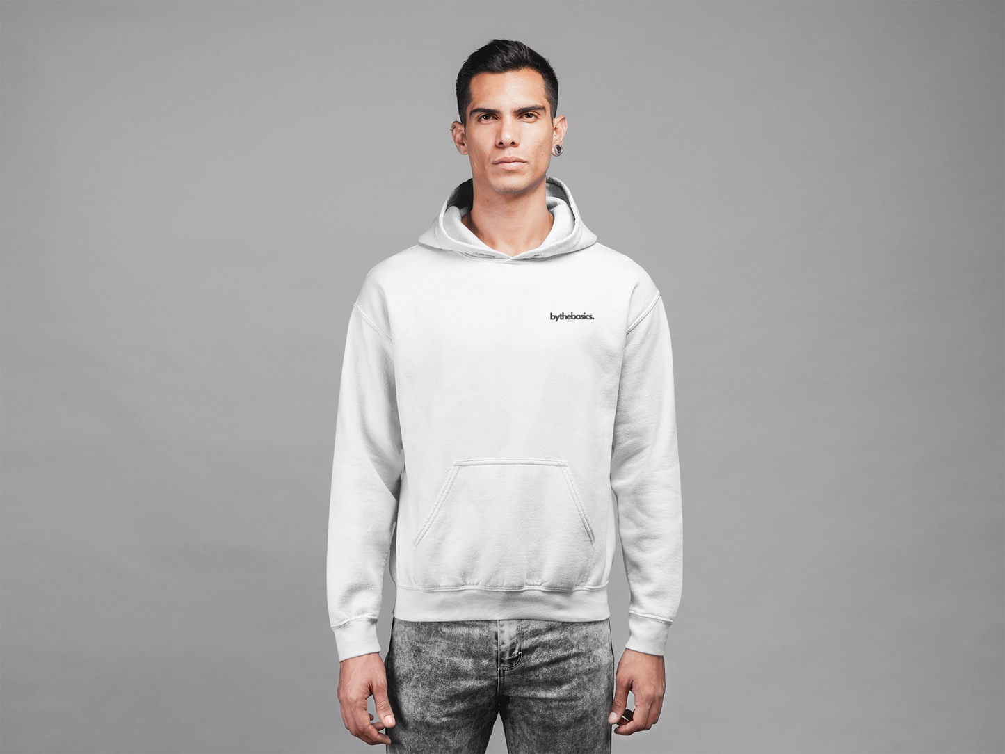 White Hoodie Men