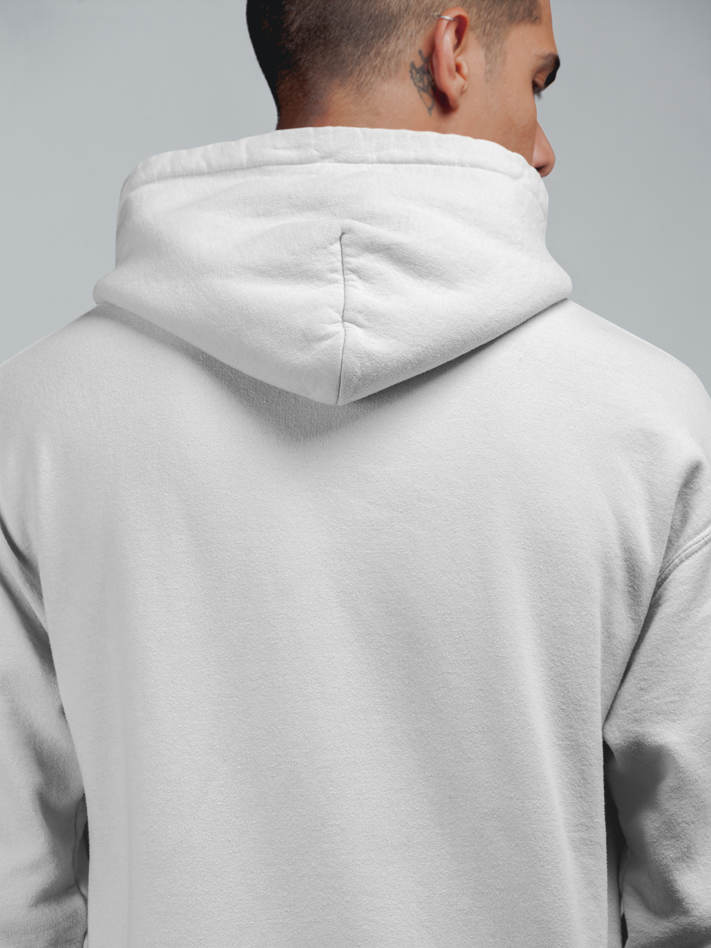 White Hoodie Men