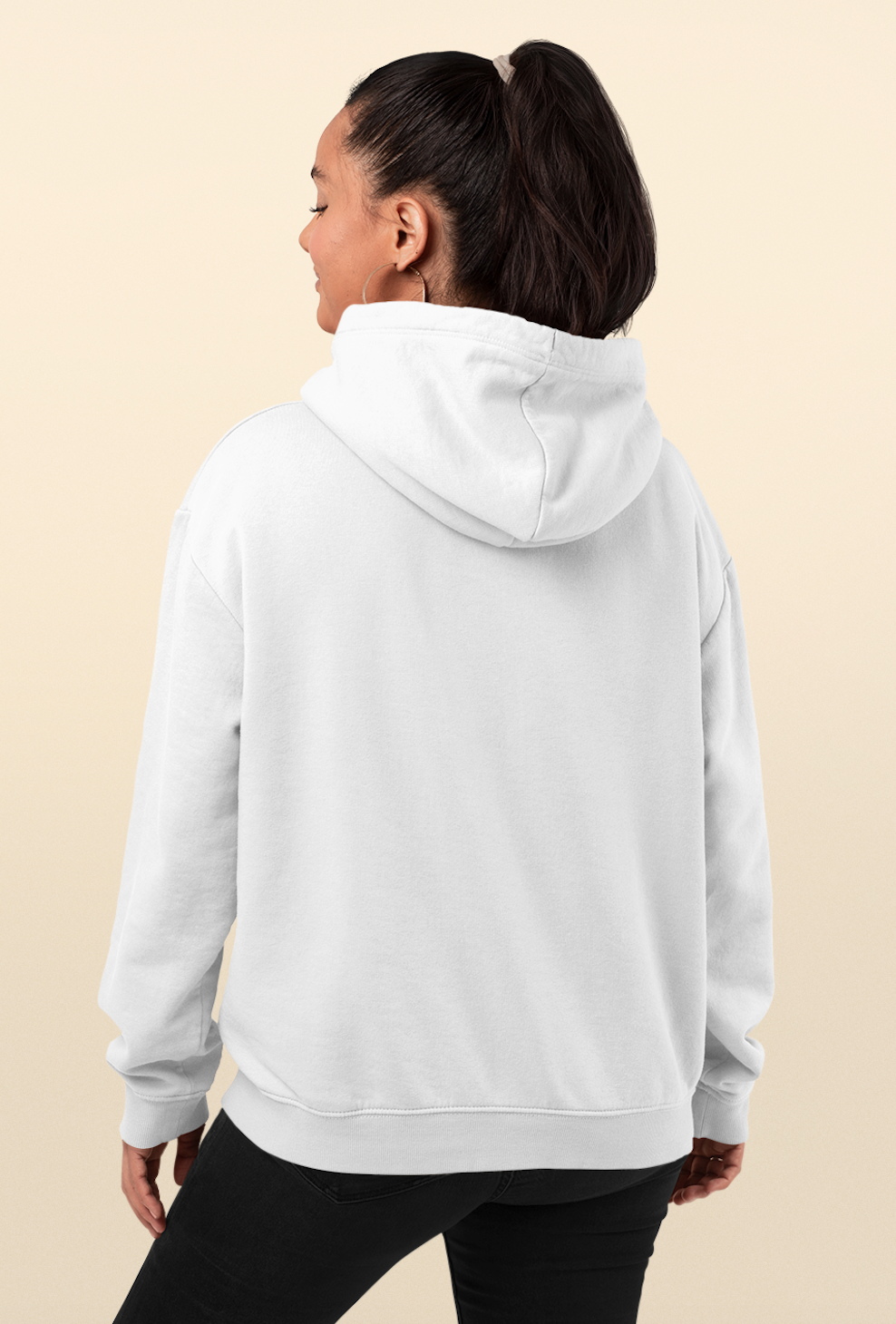White Hoodie Women