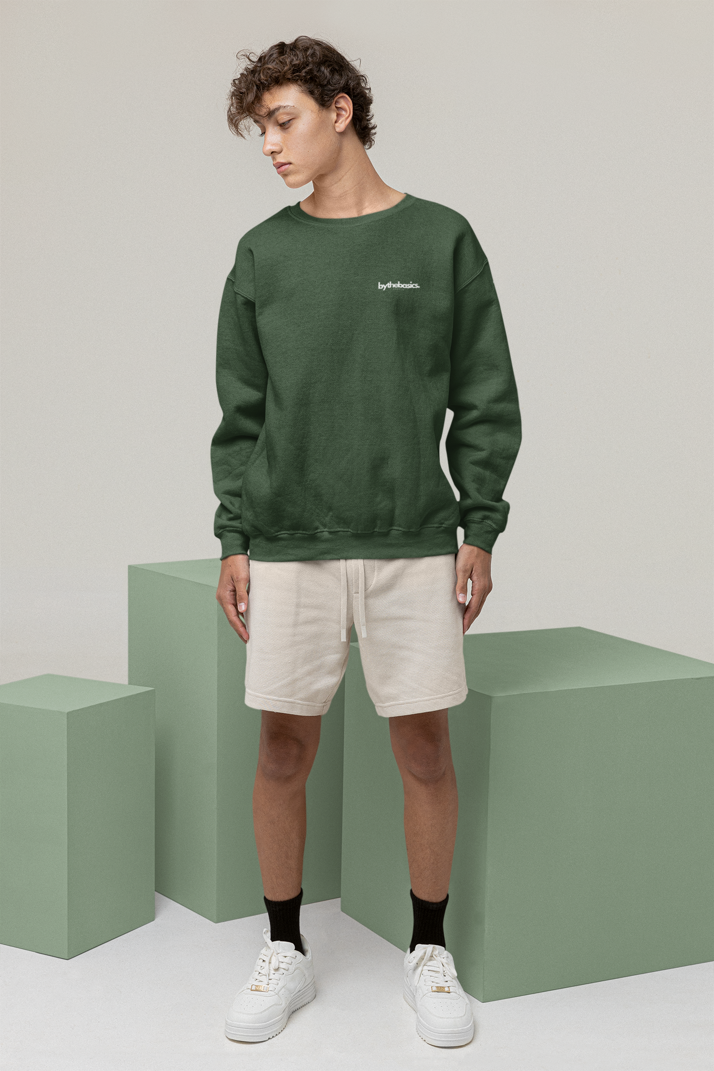 Army green sweatshirt men