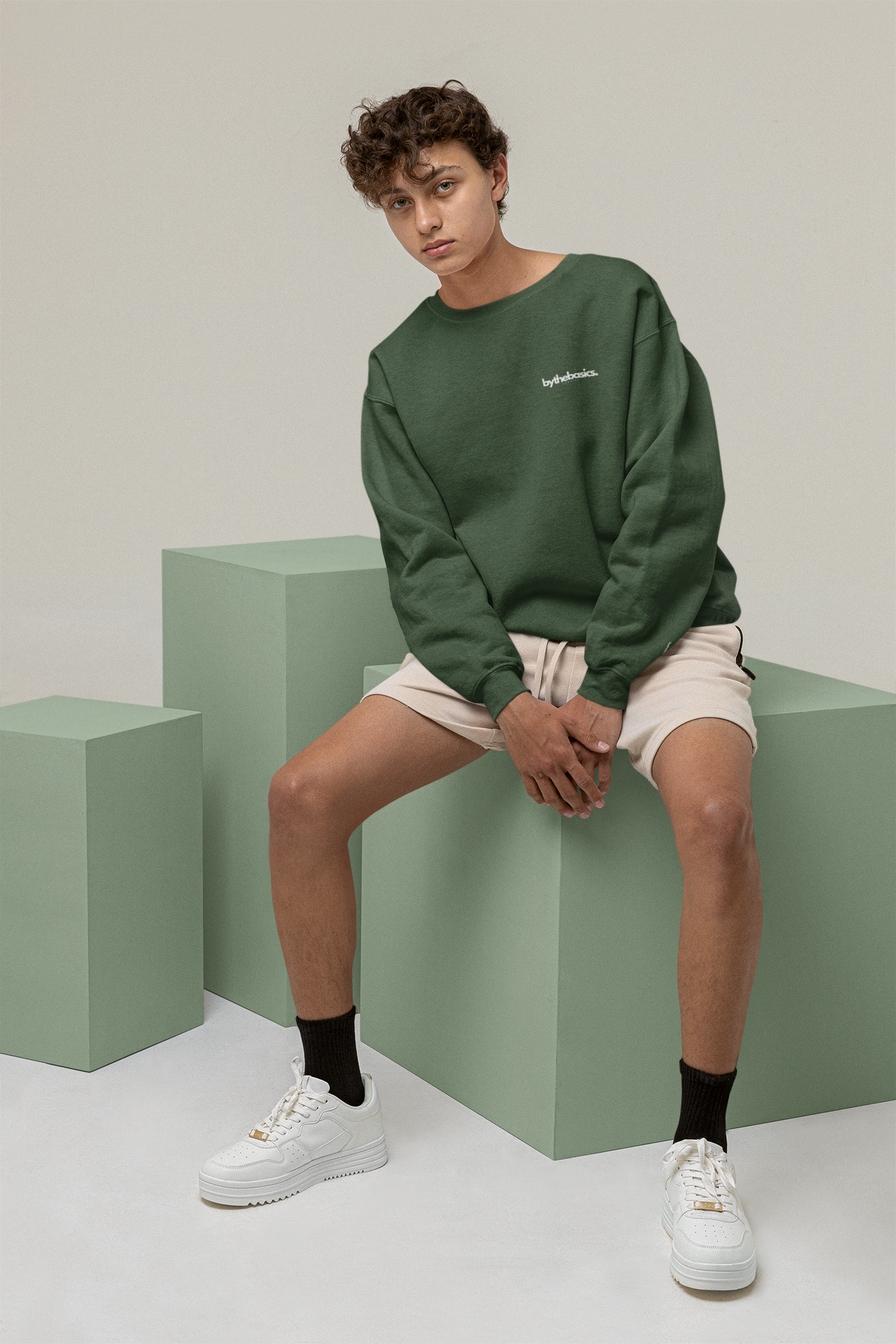 Army green sweatshirt men