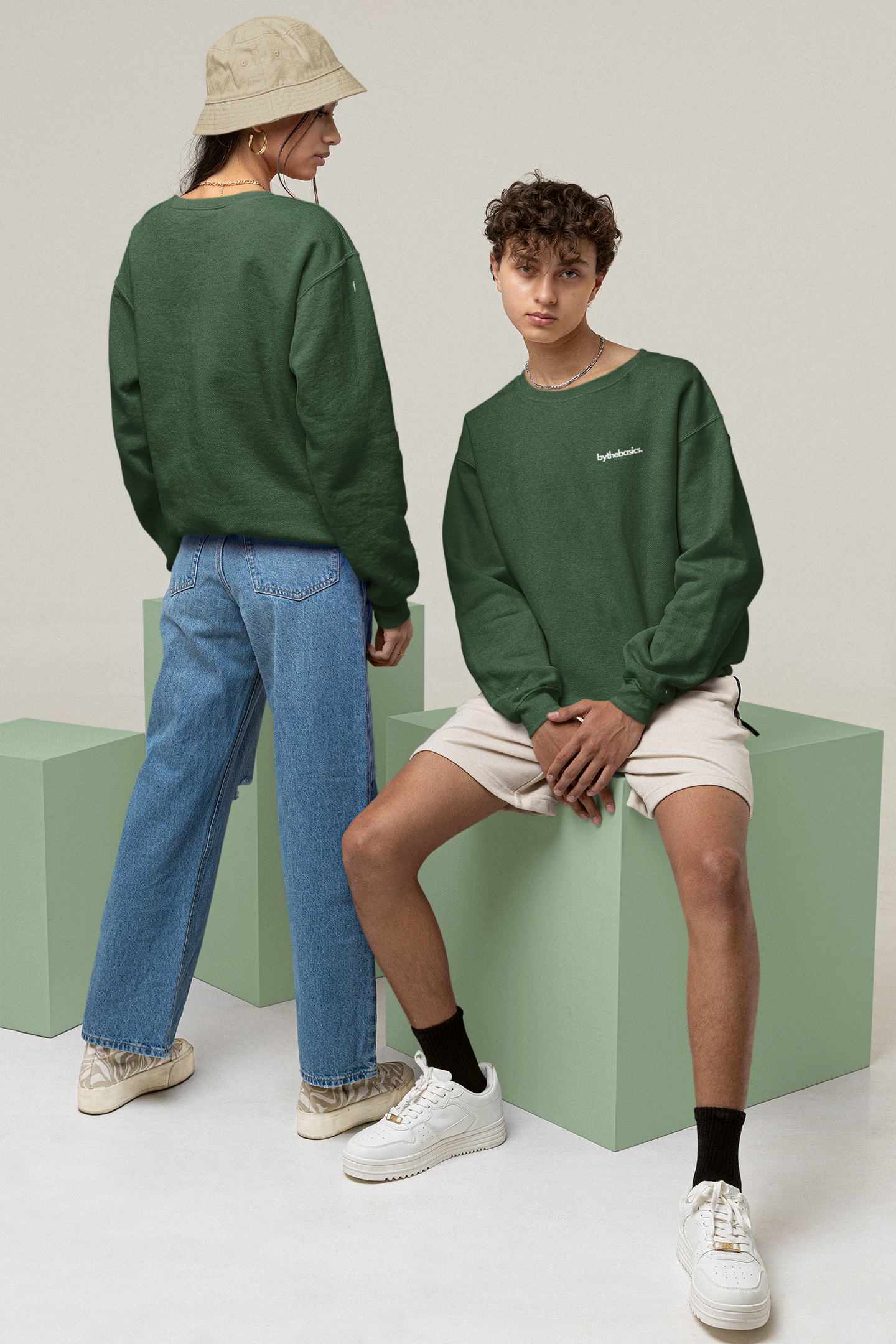 Army green sweatshirt men