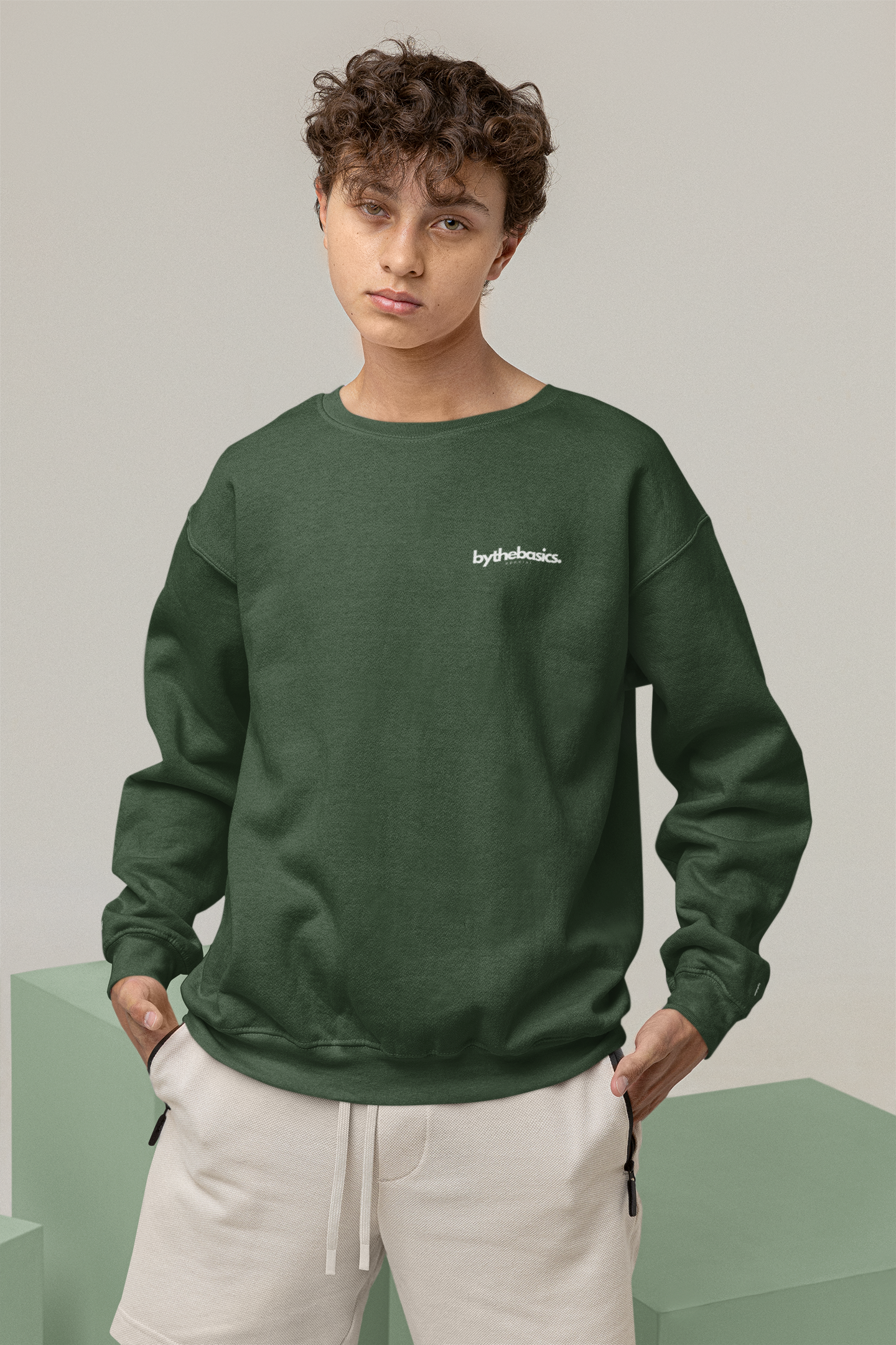 Army green sweatshirt men