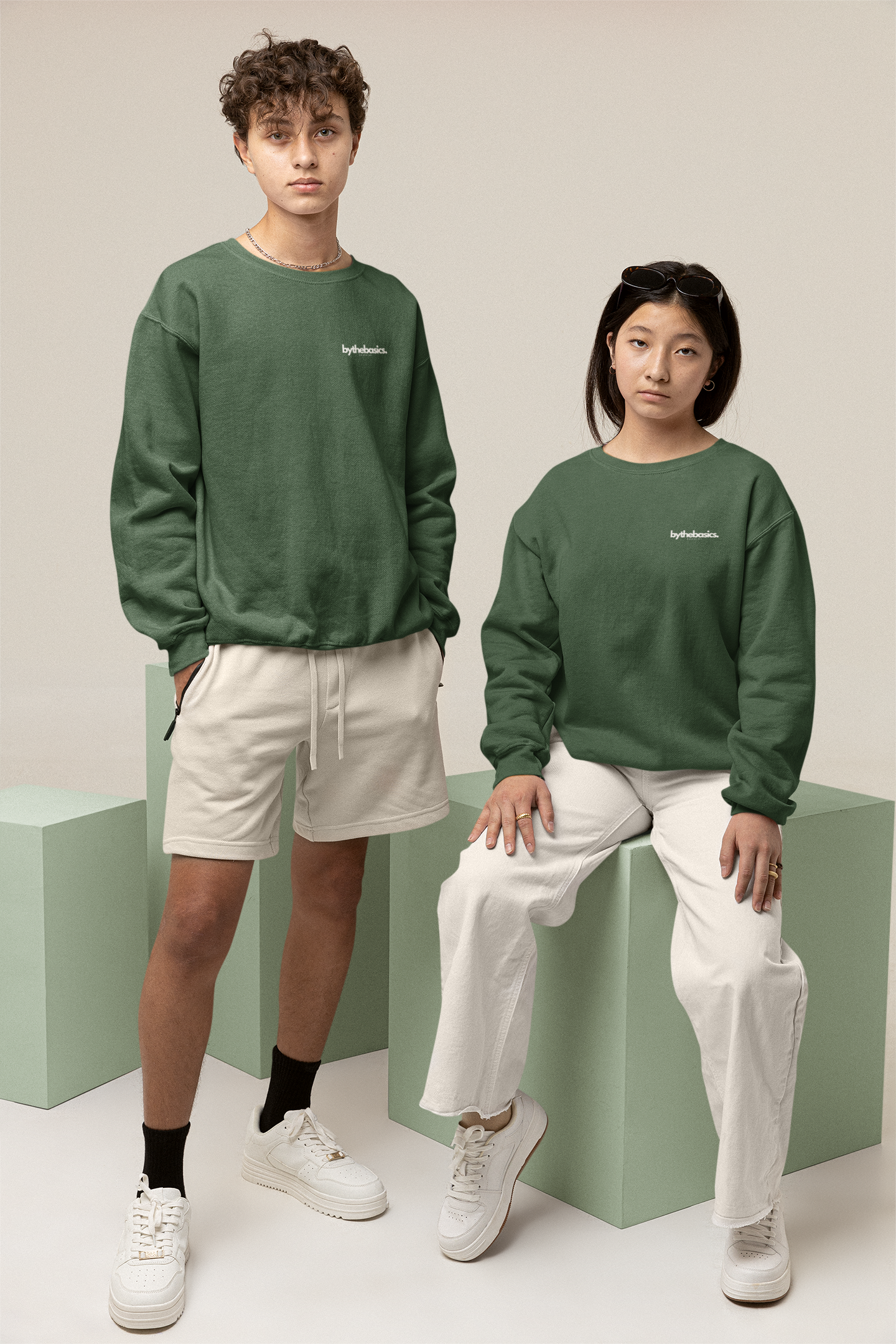 Army green sweatshirt men