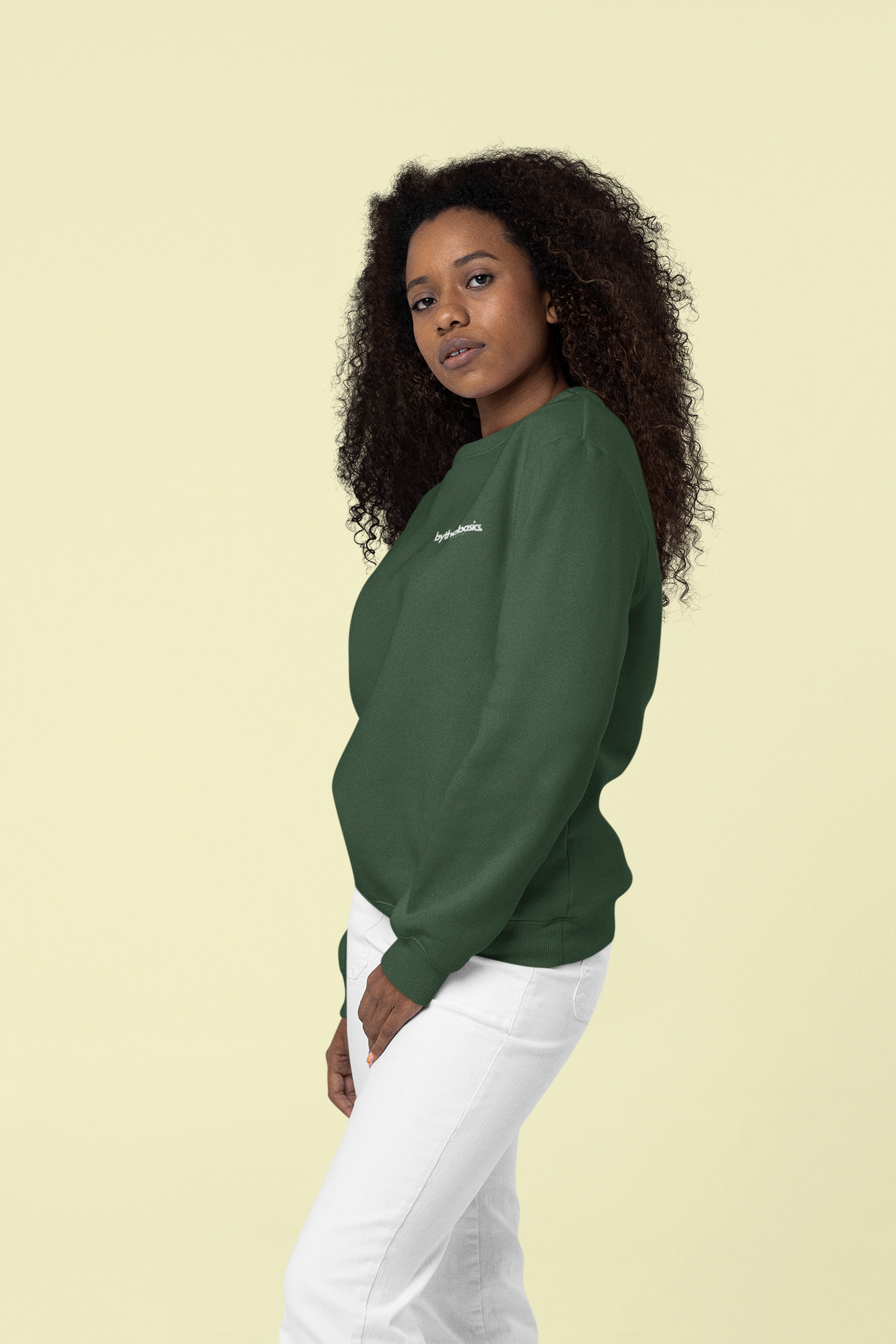 Army green sweatshirt women