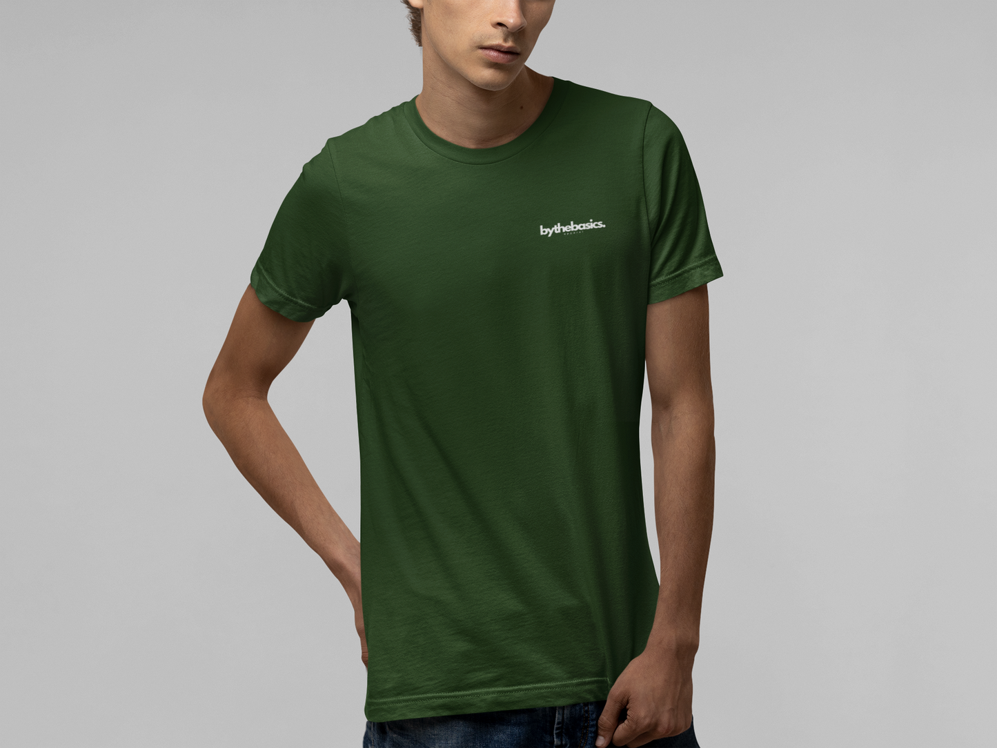 Army green t-shirt men