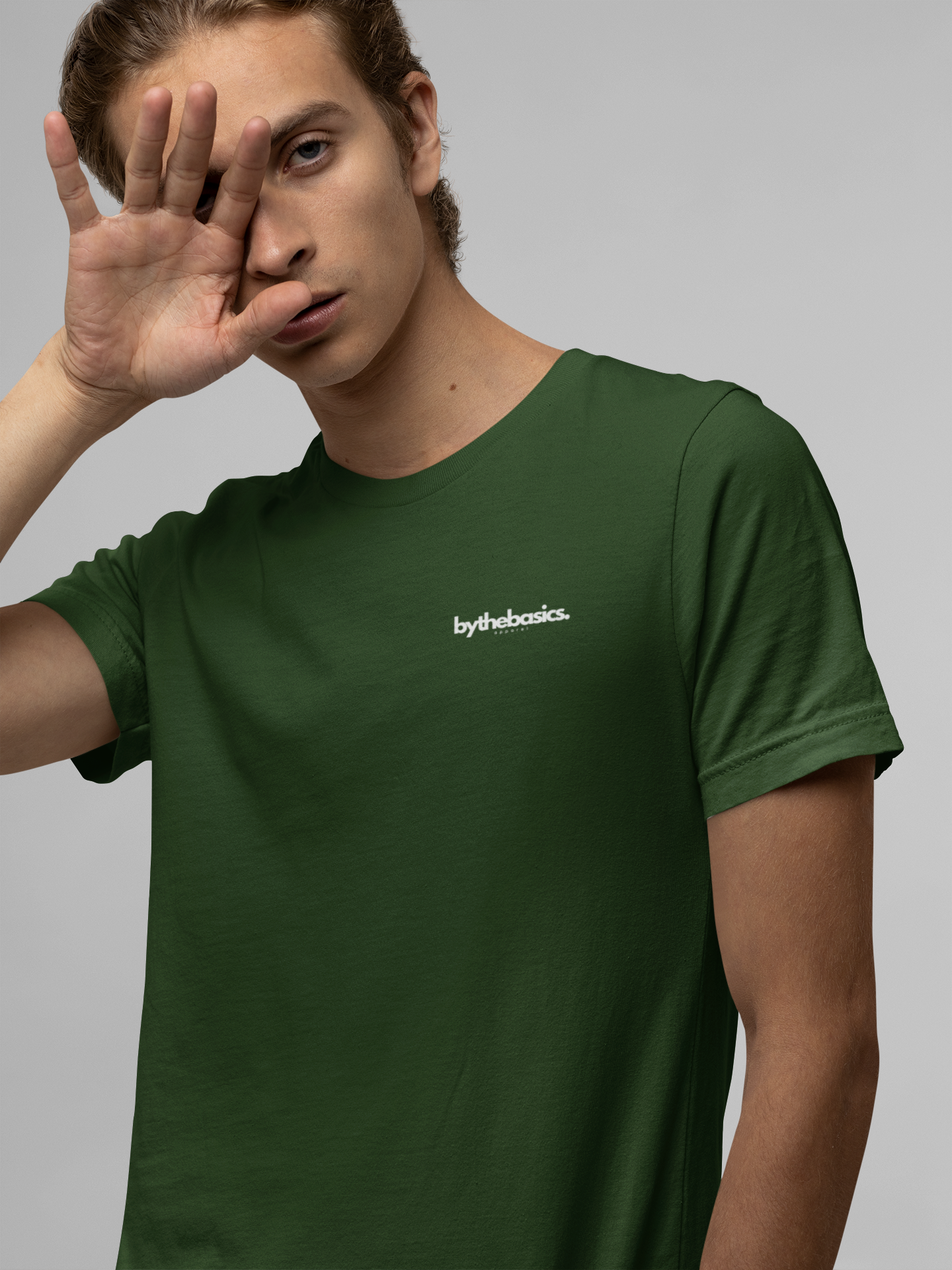 Army green t-shirt men