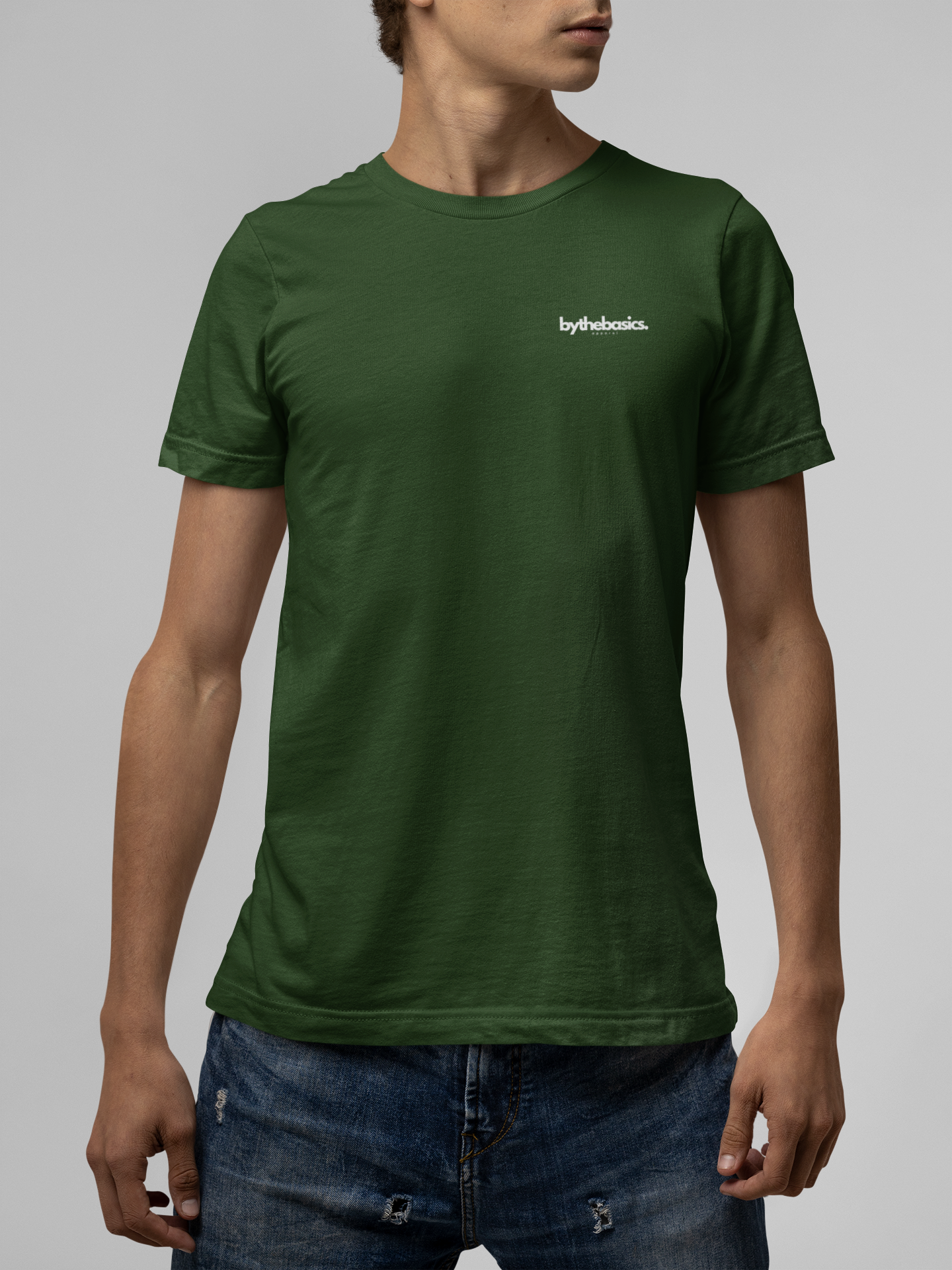 Army green t-shirt men